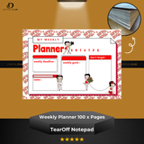 Betty Boop - Weekly Planner - Tear-Off Notepad x 100 Pages