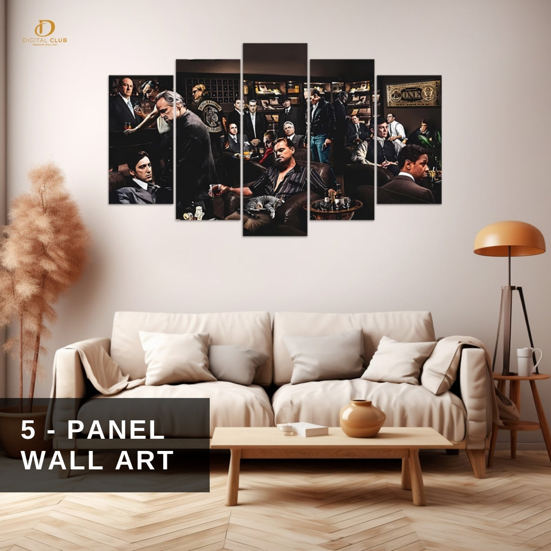 Gangster - Movies - 5 Panel Wall Art