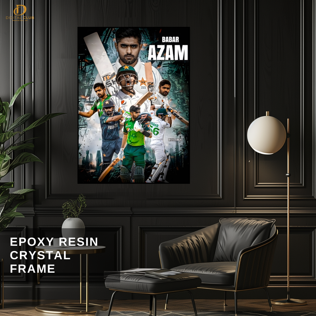 Babar Azam - Cricket - Premium Wall Art