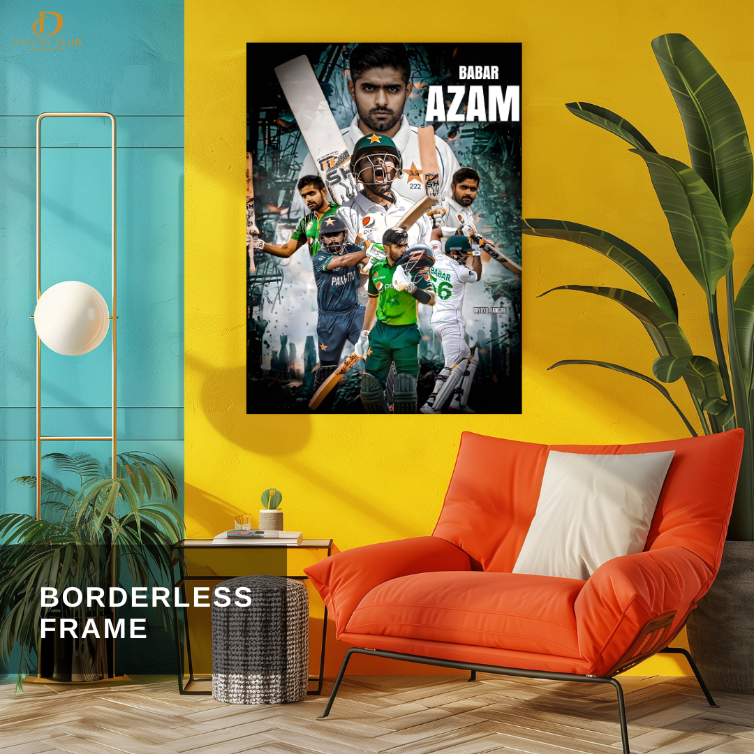 Babar Azam - Cricket - Premium Wall Art