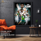 Babar Azam - Cricket - Premium Wall Art