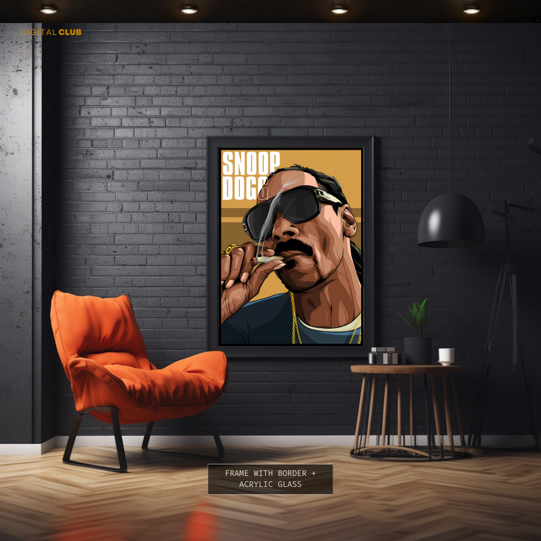 Snoop Dogg Rapper Premium Wall Art