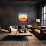 Pyramids of Giza Egypt Premium Wall Art