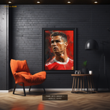 Cristiano Ronaldo Manchester United Premium Wall Art