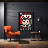 Grease Funko Pop Art Premium Wall Art