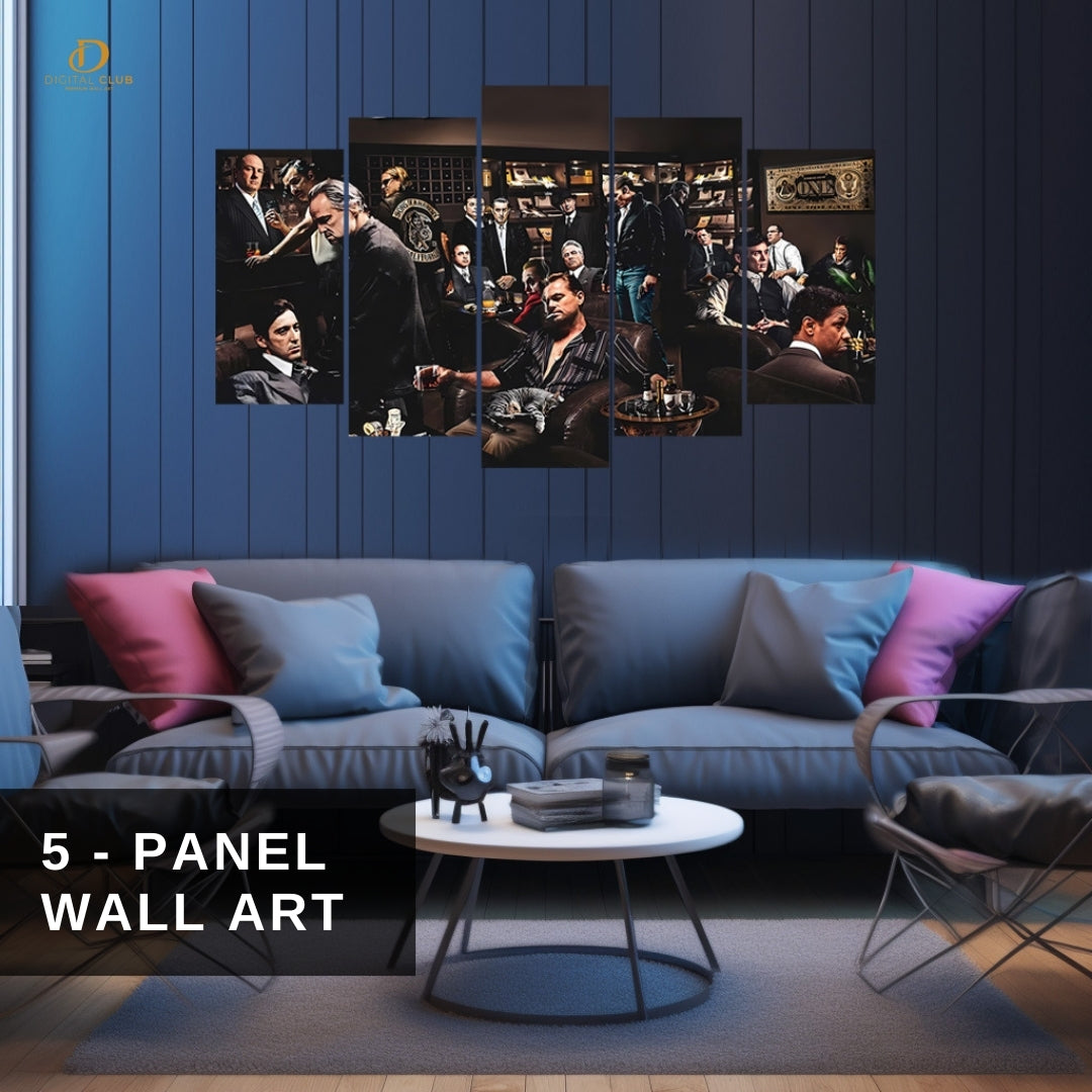 Gangster - Movies - 5 Panel Wall Art