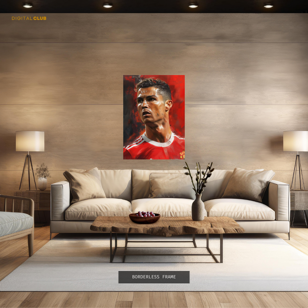 Cristiano Ronaldo Manchester United Premium Wall Art