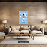 Maradona Football Legend Artwork Premium Wall Art