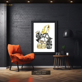 High Heels & Hand Bags Premium Wall Art