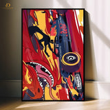 DRAGON REDBULL - F1 CAR - Premium Wall Art