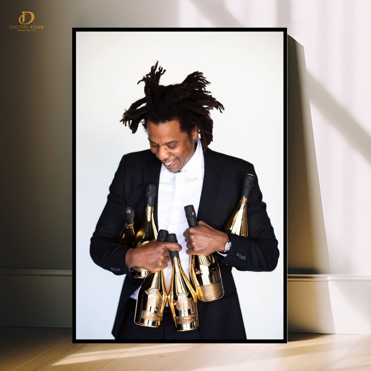 Jay-Z 2  - Music Artist- Premium Wall Art