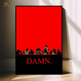 Kendrick "DAMN"- Music Artist - Premium Wall Art