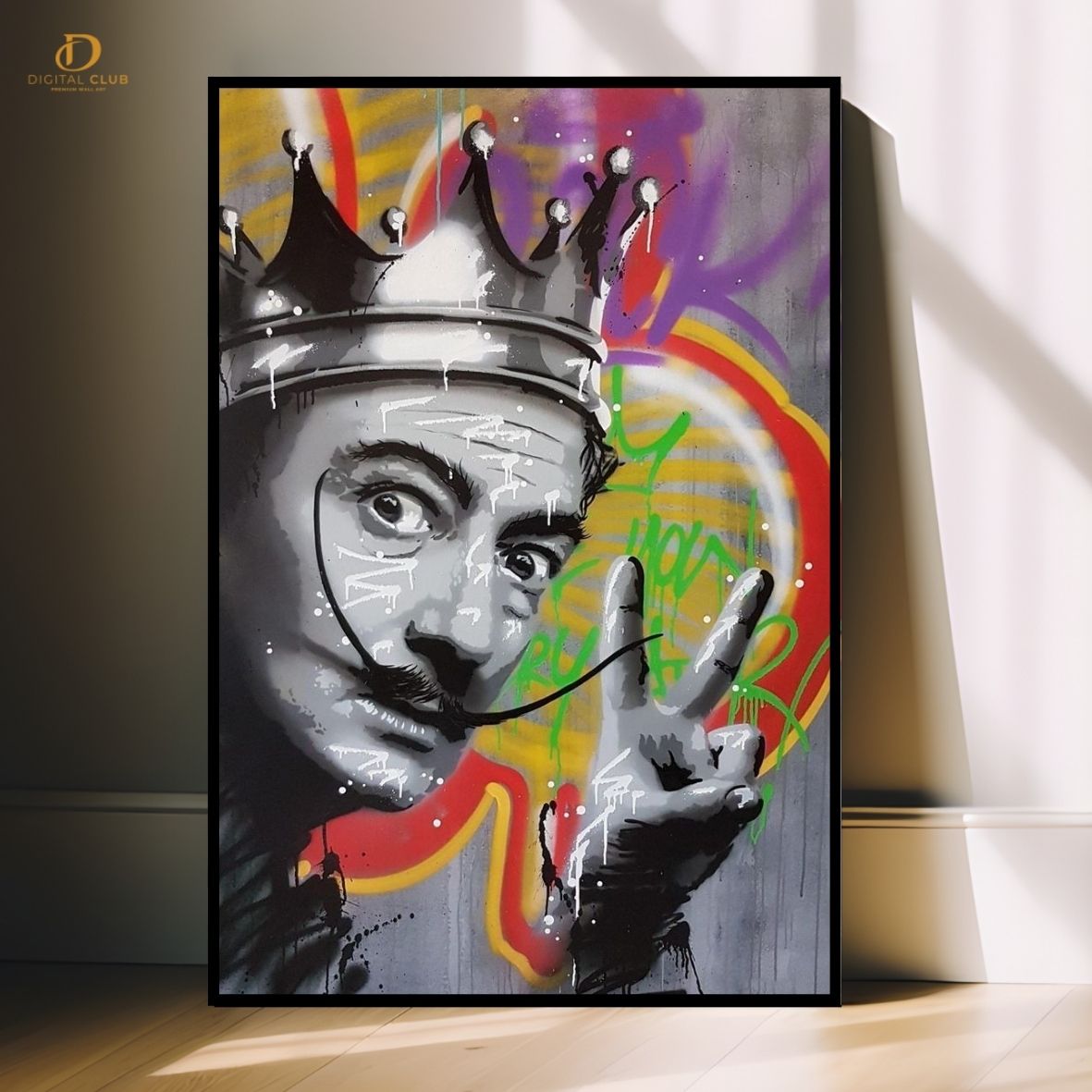 Salvador Dalí 2 -Pop Art- Premium Wall Art - Art Digital Club