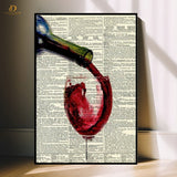Red Vine Artwork  - Aesthetic- Premium Wall Art