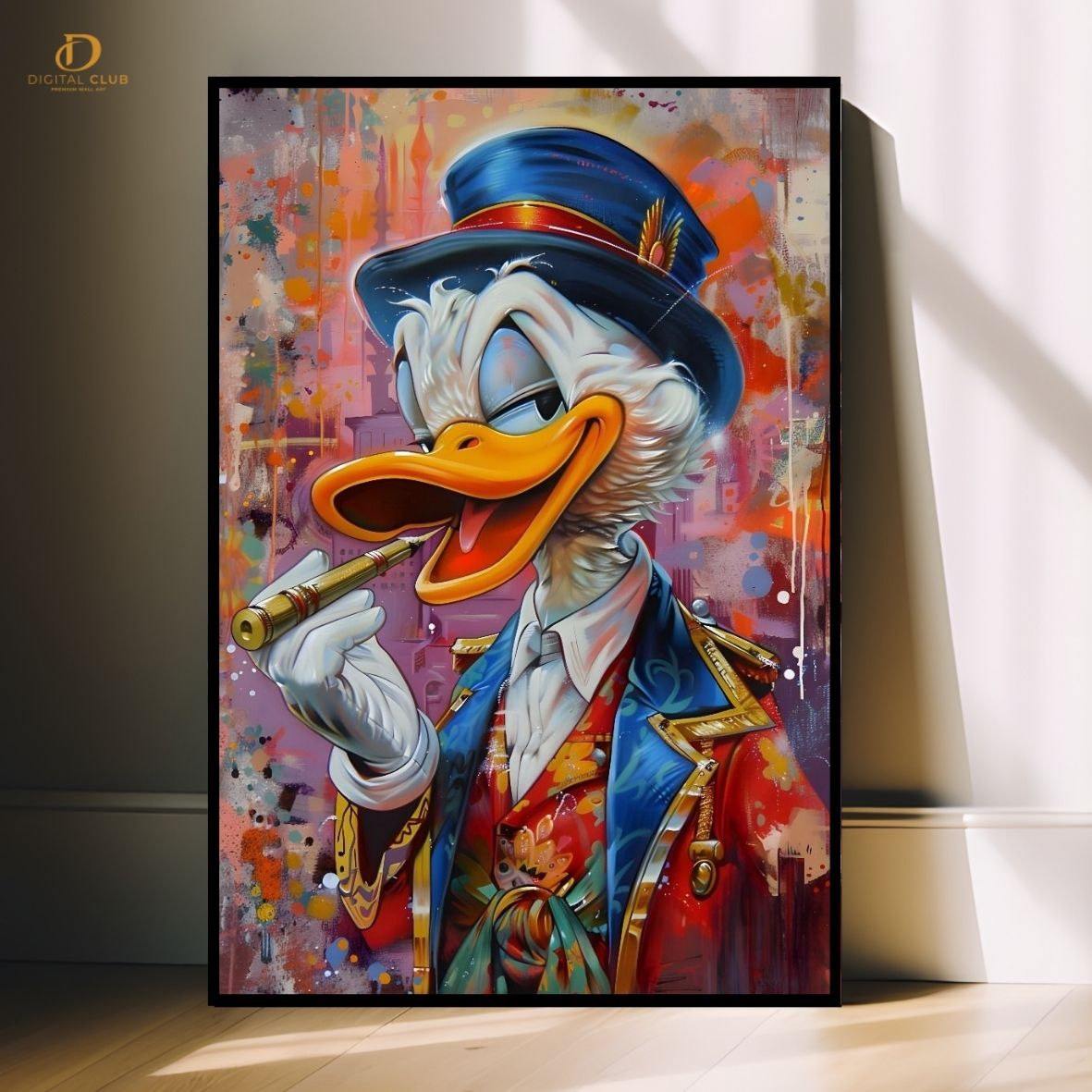 Duck Pop Art -Graphic- Premium Wall Art - Art Digital Club