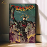 SpiderMan Vintage - Movie - Premium Wall Art