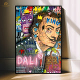 Salvador Dalí -Pop Art - Premium Wall Art - Art Digital Club