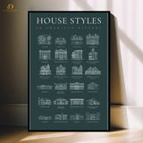 Houses Style - Trendy - Premium Wall Art