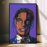 Travis Scott 7 -Music Artist- Premium Wall Art
