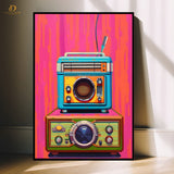 Vintage Radio 2 - Premium Wall Art