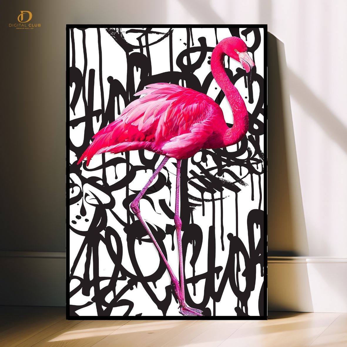 Ostrich Artwork - Pop Art - Premium Wall Art - Art Digital Club