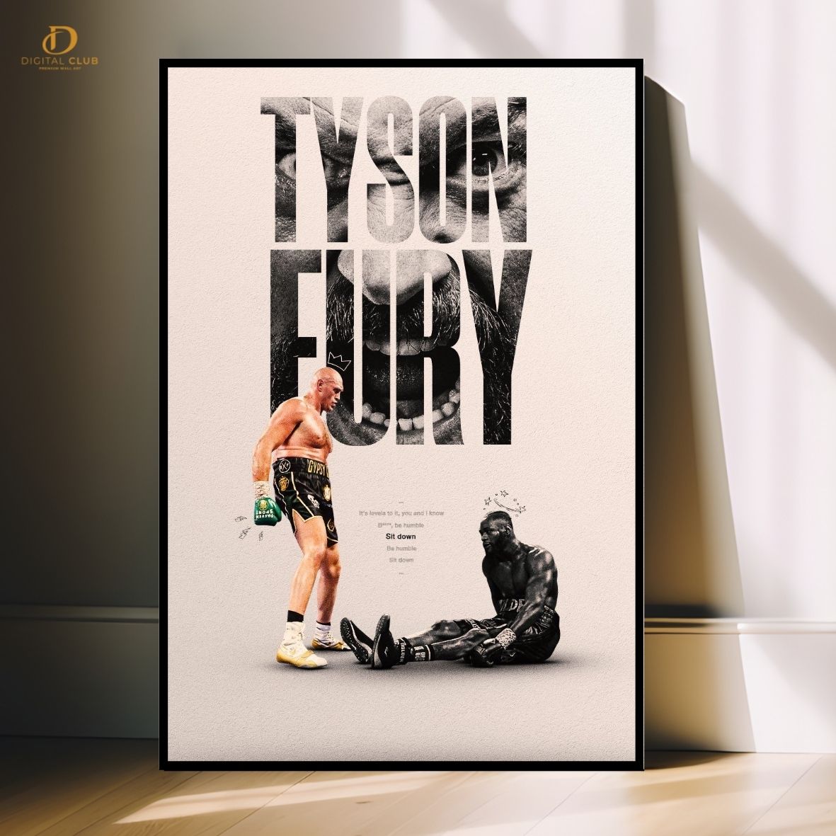 Tyson Furry - Boxing - Premium Wall Art