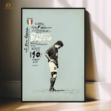 Roberto Baggio - Football - Premium Wall Art