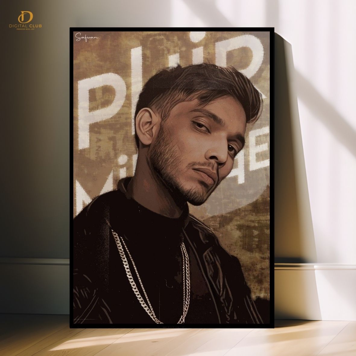 Talha Anjum Goat- Music - Premium Wall Art