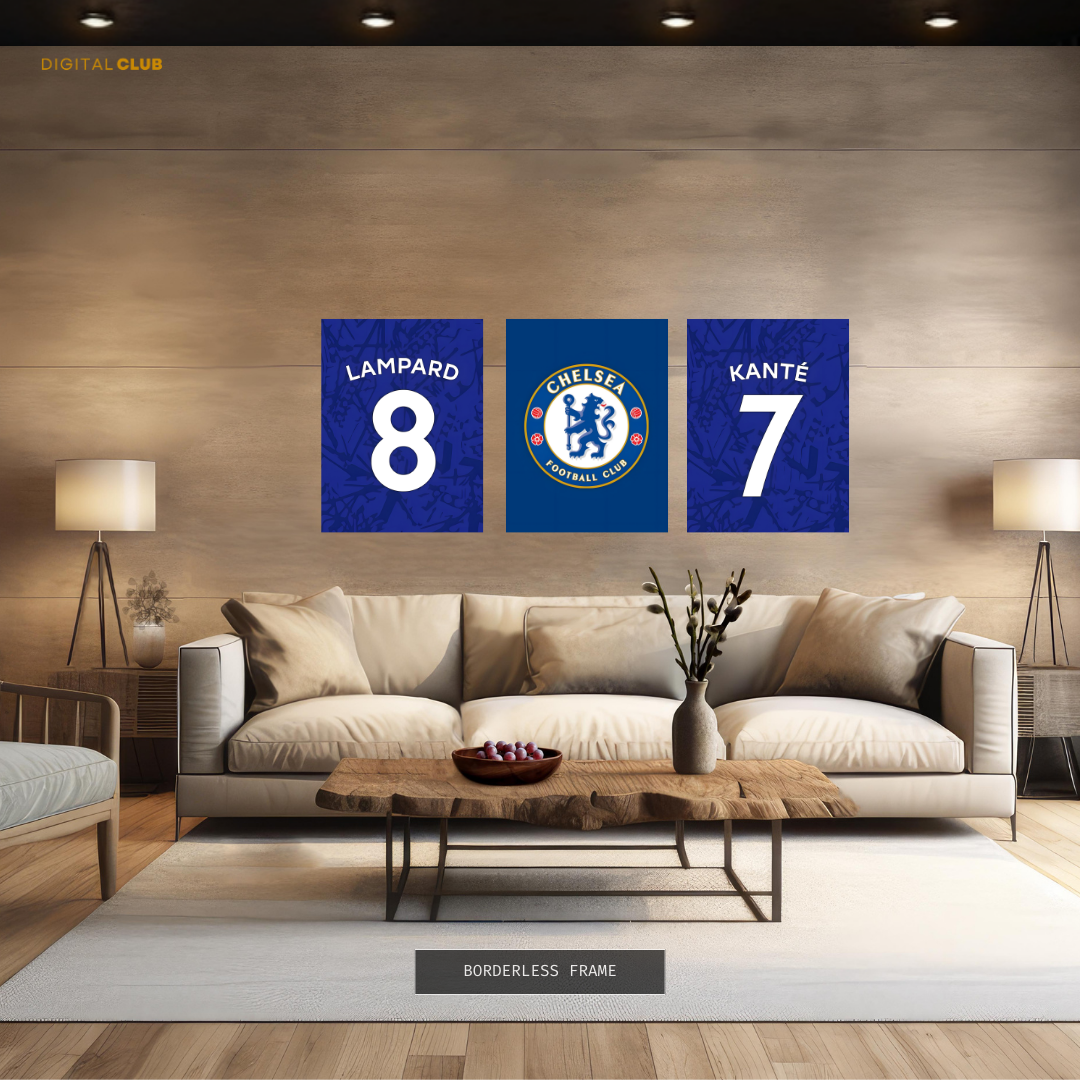 Chelsea FC Artwork - 3 Panel Wall Art