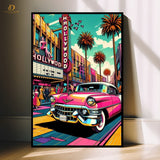 POPART CAR - VINTAGE - Premium Wall Art