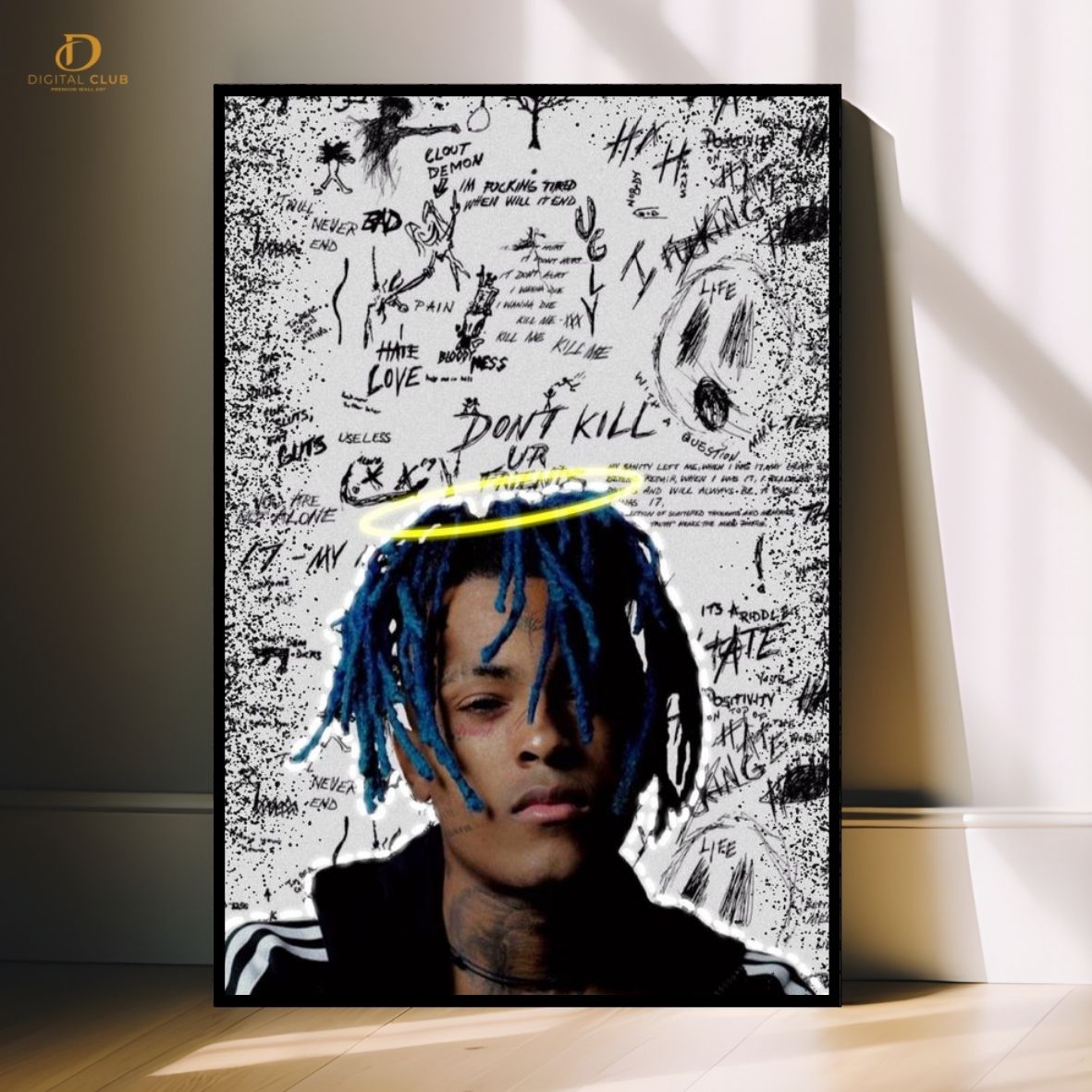 XXX Tentacion - Music  - Premium Wall Art