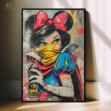 SnowWhite- Pop Art- Premium Wall Art