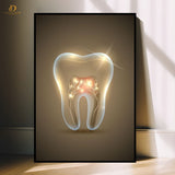 Doctor Dental Teeth -Office- Premium Wall Art