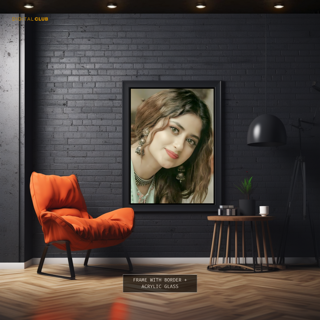 Sajal Ali - Artwork - Premium Wall Art