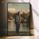 KARAN AUJLA VINTAGE - MUSIC ARTIST - Premium Wall Art