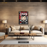 Grease Funko Pop Art Premium Wall Art