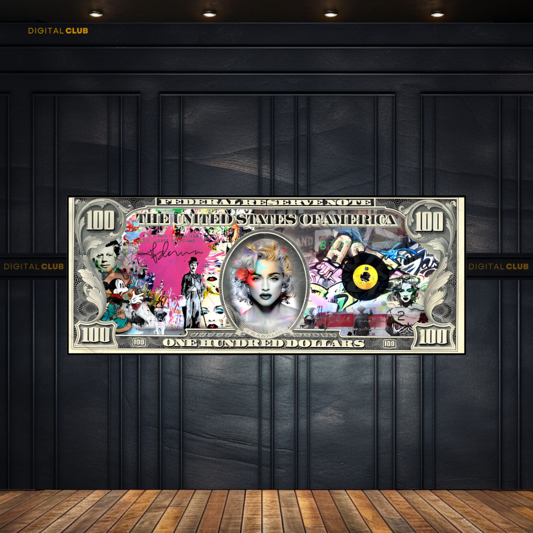 Dollar Bill Artwork 1 - Ultra-Wide Wall Art