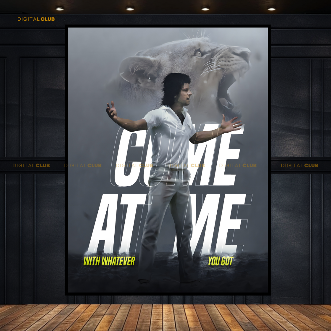 Imran Khan Come at Me Premium Wall Art