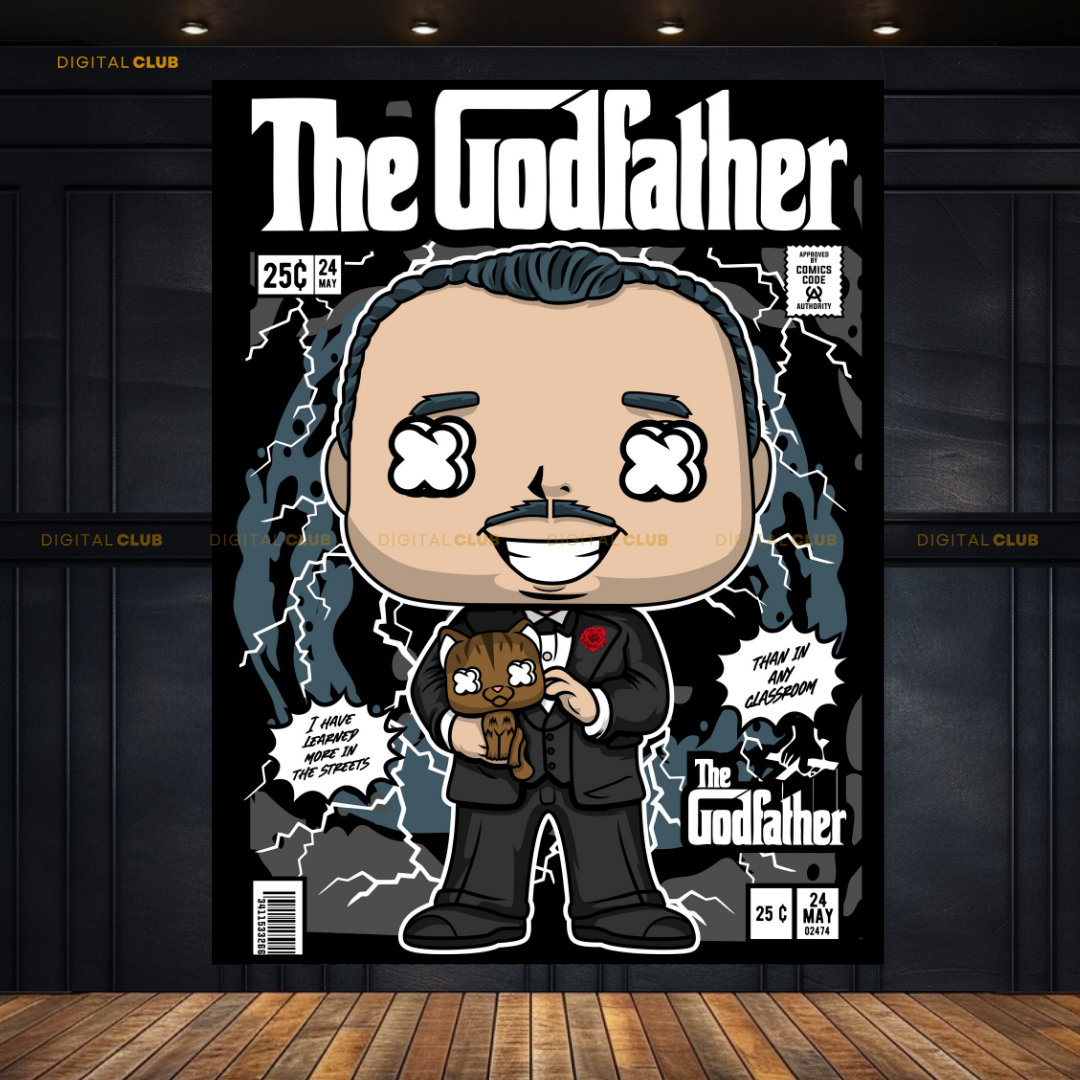 The Godfather Funko Pop Art Premium Wall Art