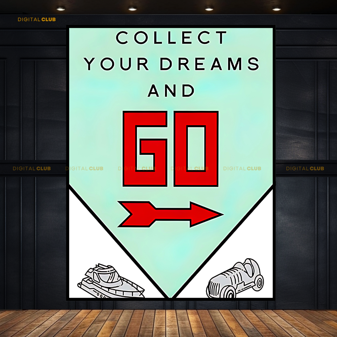 Monopoly Quote 9 Premium Wall Art