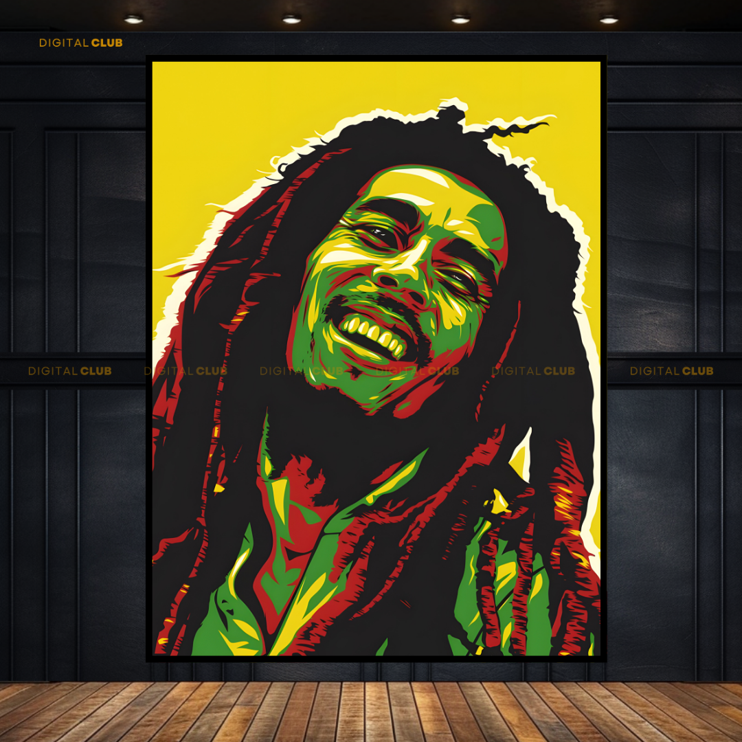 Bob Marley Artwork Premium Wall Art