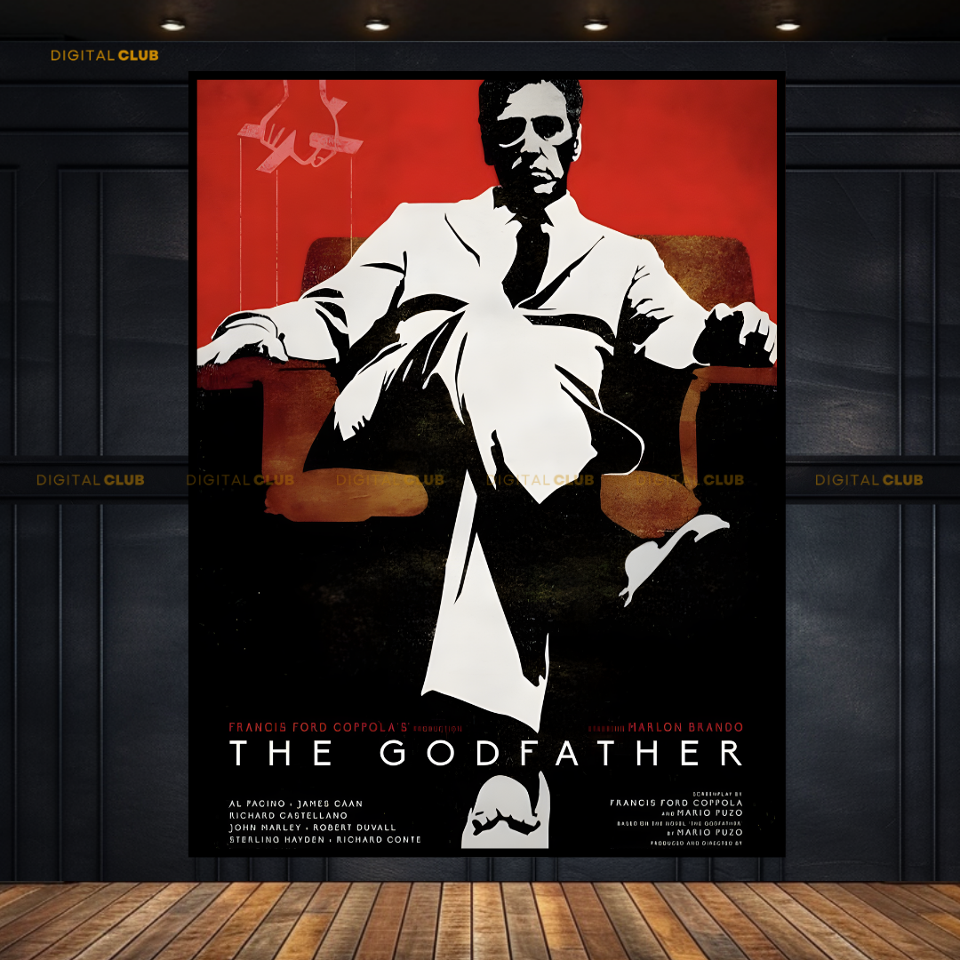 The Godfather Movie Artwork MC - Premium Wall Art