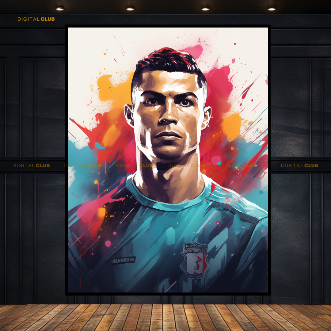 Cristiano Ronaldo Juventus Premium Wall Art