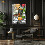 Jack Daniels - Casino - Premium Wall Art