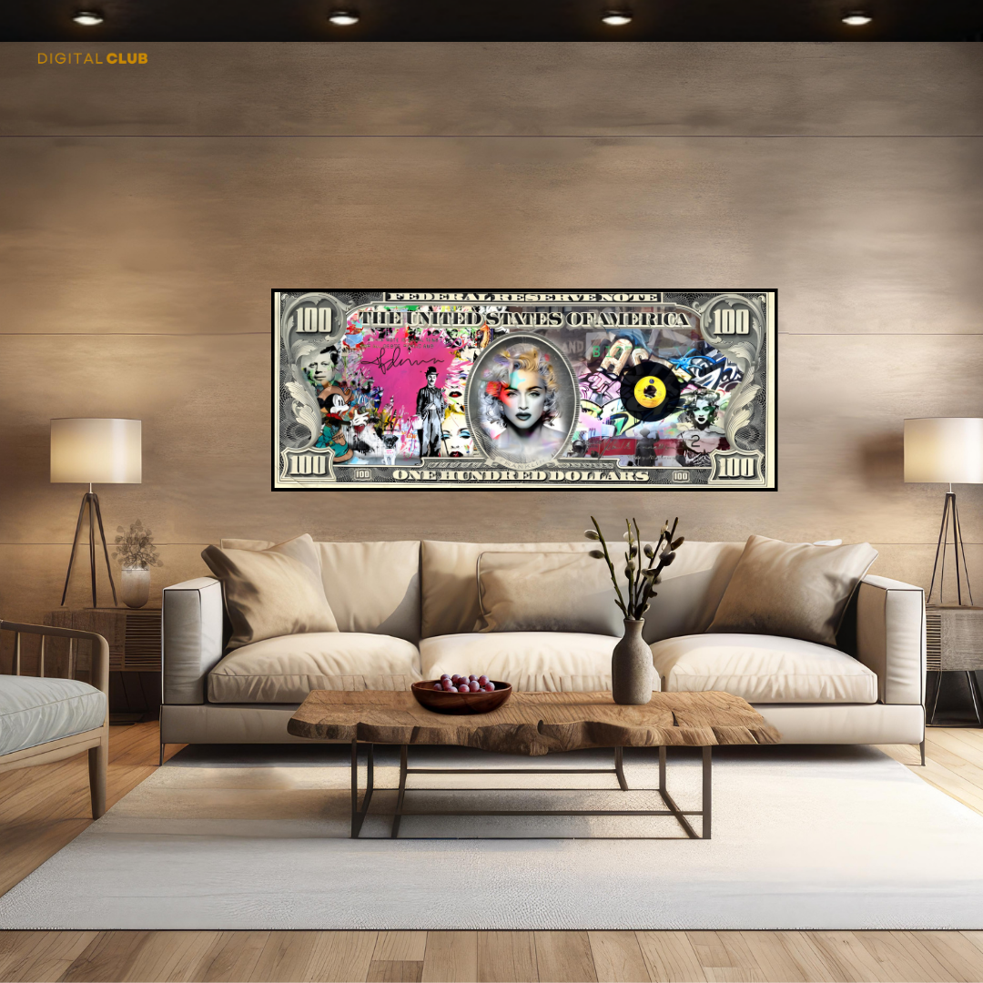 Dollar Bill Artwork 1 - Ultra-Wide Wall Art