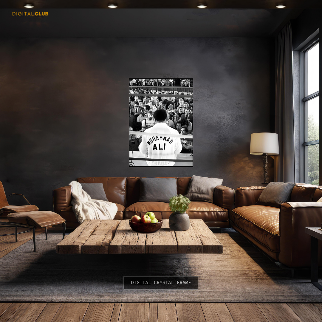 Muhammad ALI Interview Boxing Premium Wall Art