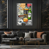 Jack Daniels - Casino - Premium Wall Art