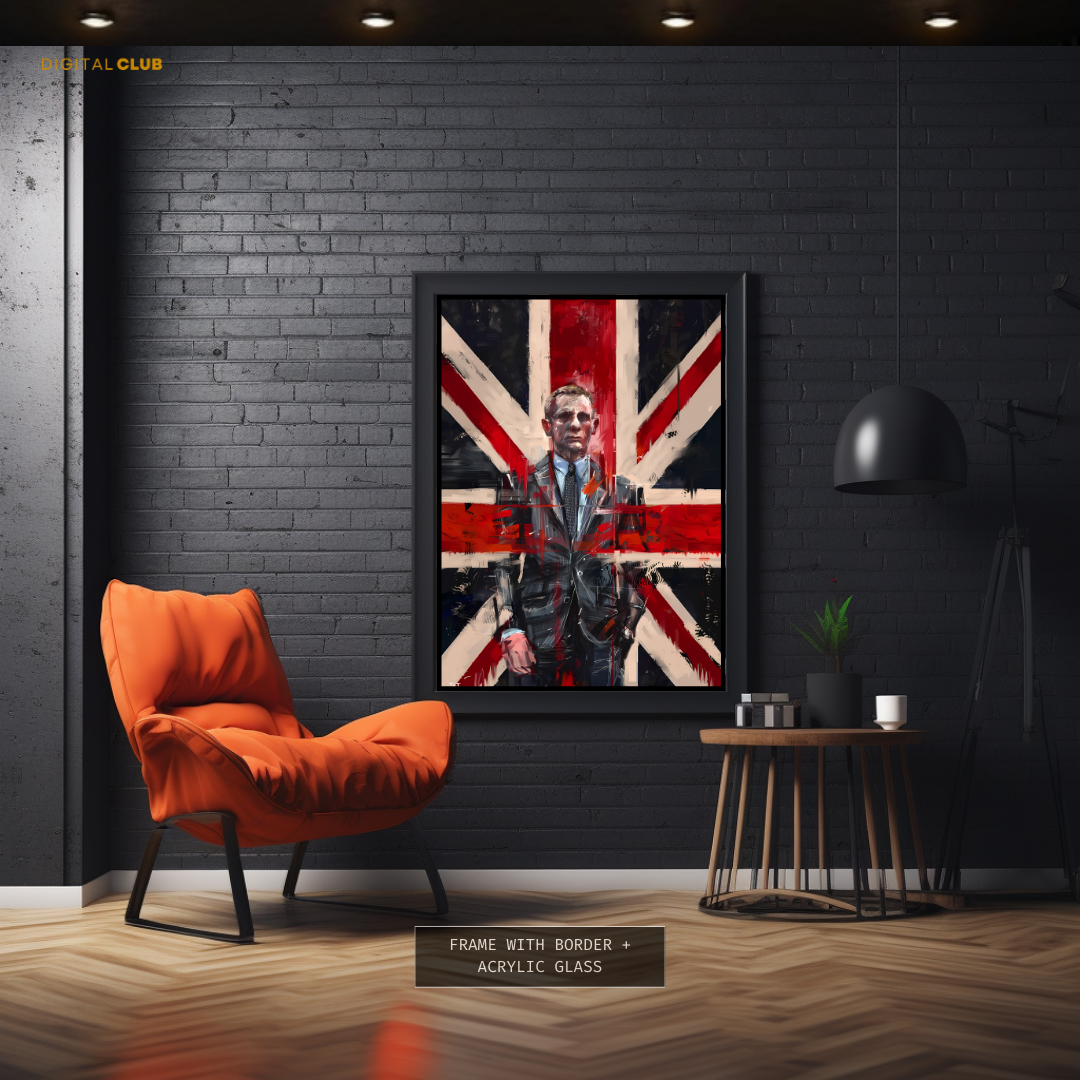 James Bond 007 UK Movie Premium Wall Art