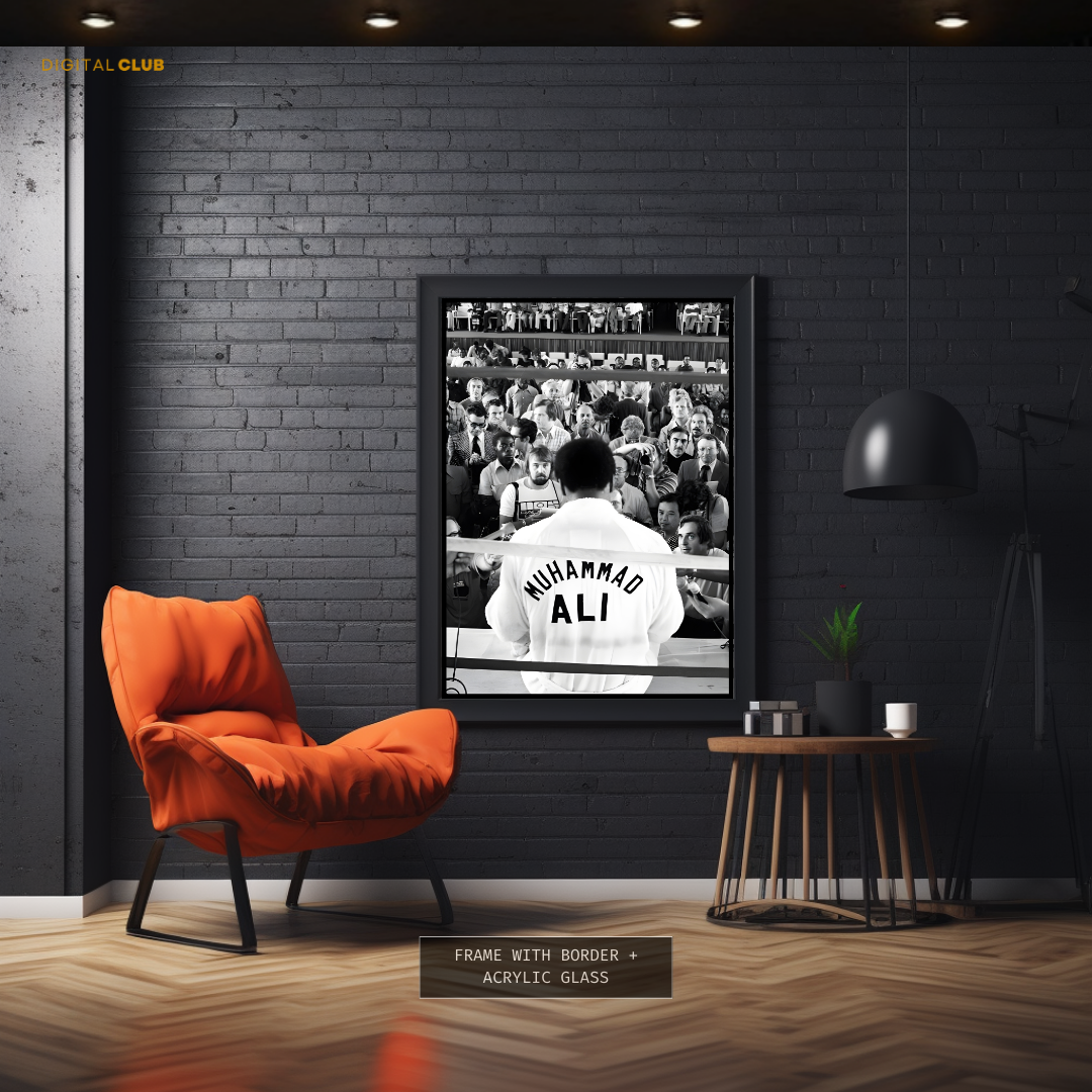 Muhammad ALI Interview Boxing Premium Wall Art