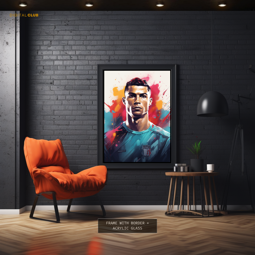 Cristiano Ronaldo Juventus Premium Wall Art